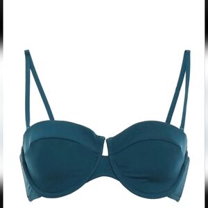 BB5. NWT ZIMMERMANN SEPARATES SCULPT BALCONETTE IN BOTTLE GREEN 0AB